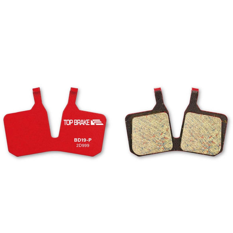 Top Brake وسادات فرامل قرصية للدراجات النارية من توب بريك BD19-P، متوافقة مع دراجات ماجورا ذات 4 مكابس MT5/ MT7/ MT5e - Image 1